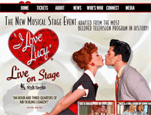 Tablet Screenshot of ilovelucylive.com